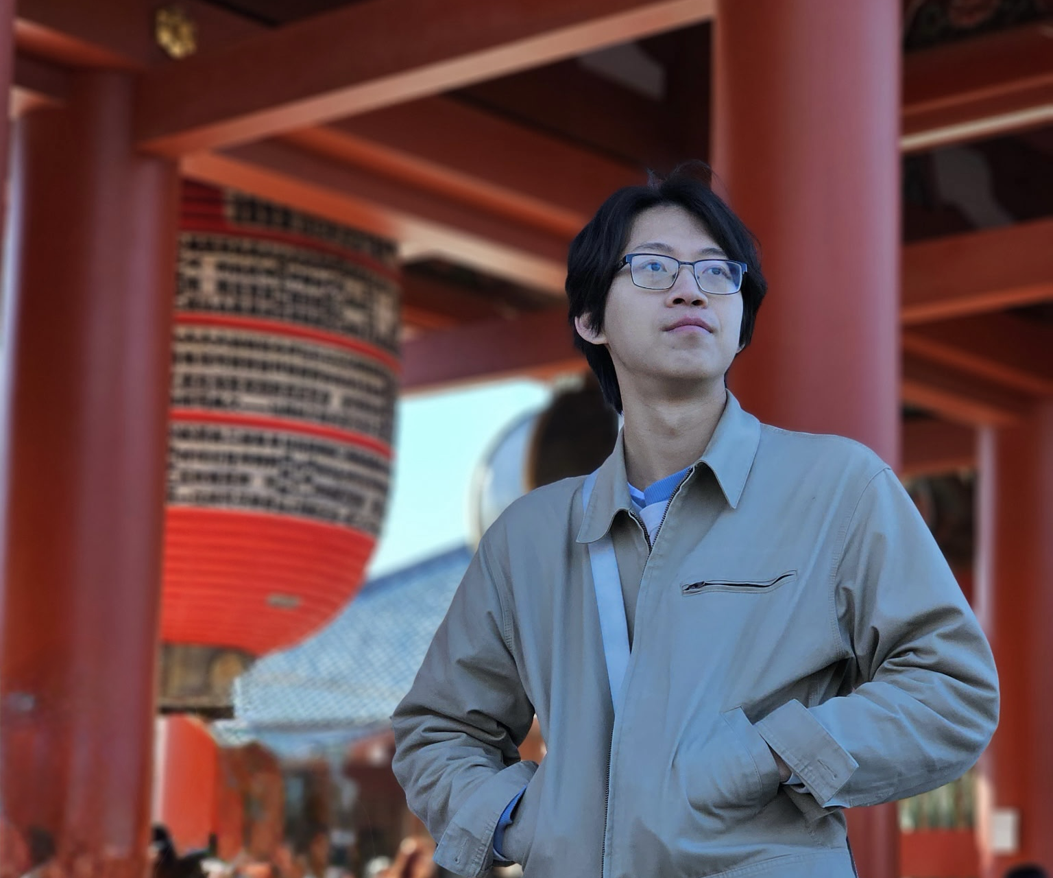 Picture of me taken at the Senso-ji Buddhist Temple in Asakusa, Tokyo, Japan