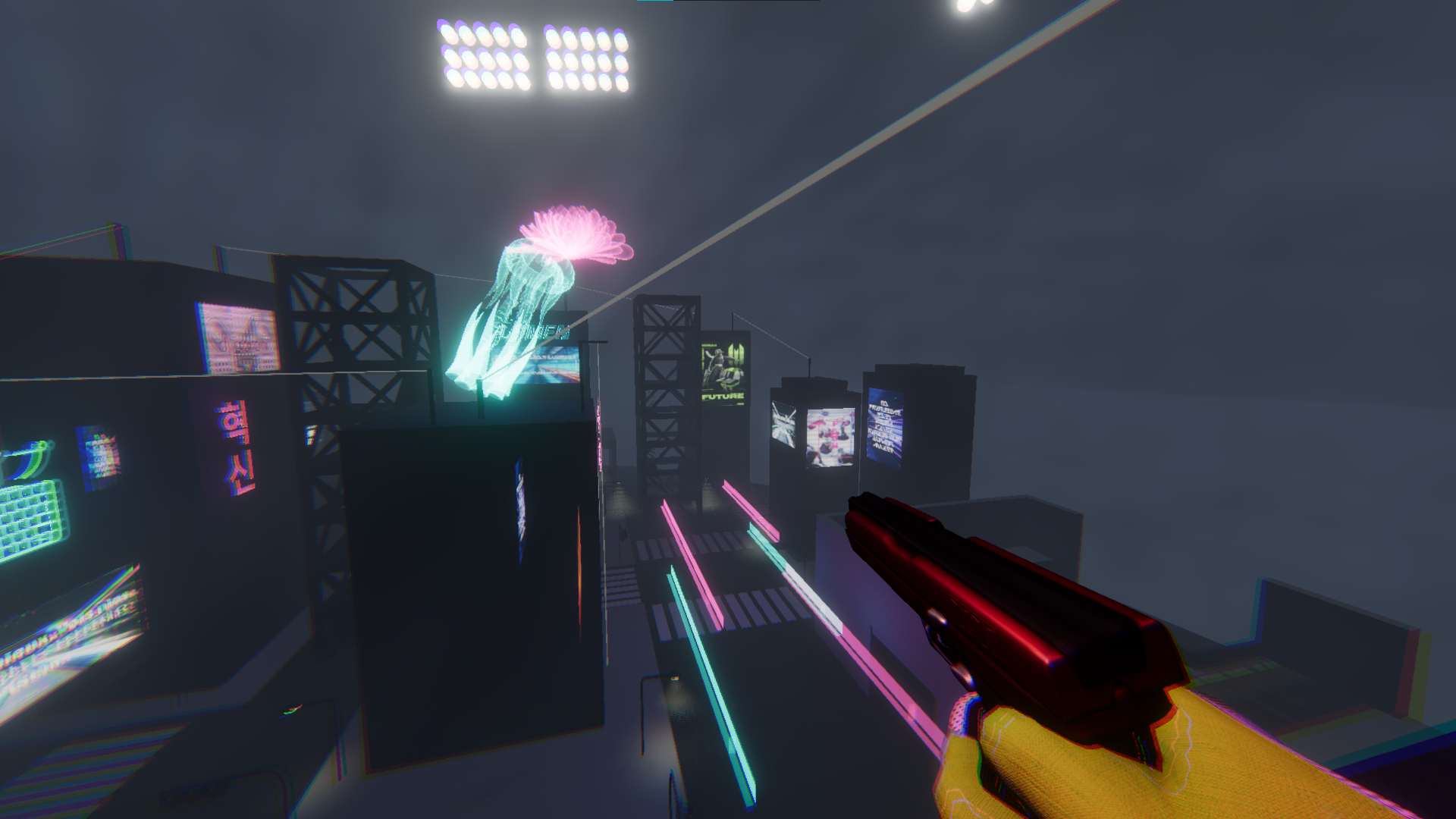 Screenshot of the game's primary map.
